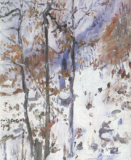 Walchensee, Schneelandschaft, Lovis Corinth